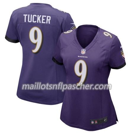 Maillot Baltimore Ravens Justin Tucker 9 Nike Pourpre - Femme